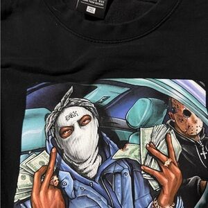 DGK Black Hoodie with Graphic Design